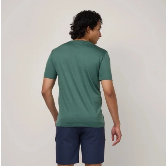Wool and Prince Spruce Green Short Sleeve Tee - Picture 4 of 9